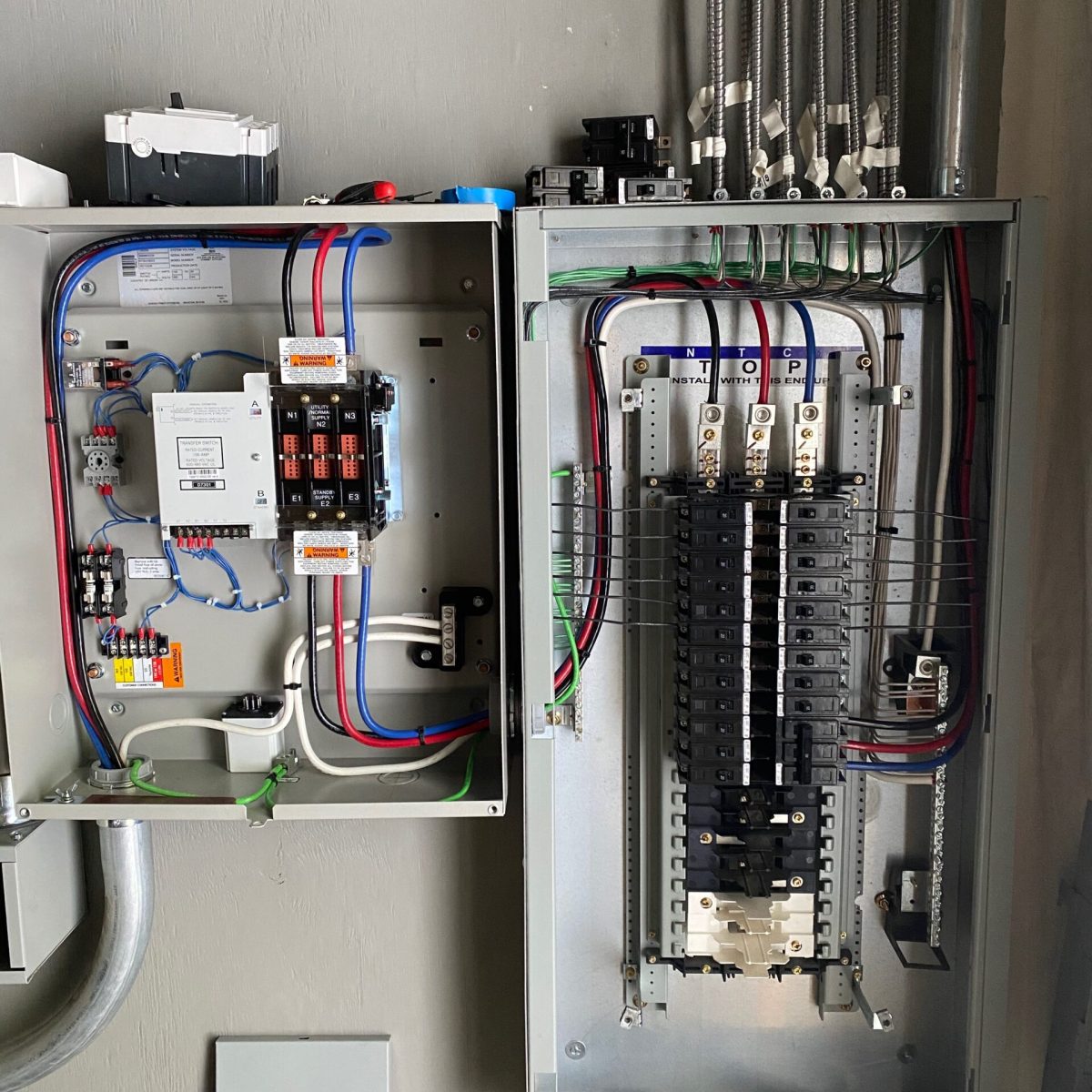 Commercial electrician testing electrical connections Connecticut